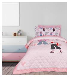 Das Home Παιδικό Κουβερλί Μονό Grey, Pink 160x220εκ.