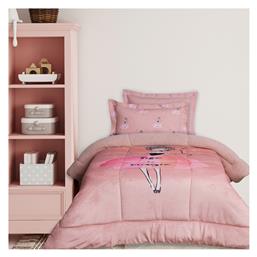 Das Home Παιδικό Κουβερτοπάπλωμα Μονό με Γέμιση Hollowfiber Life Is Magic Pink 160x220εκ.
