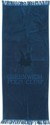 Das Home Greenwich Polo Club 2808 Πετσέτα Θαλάσσης με Κρόσσια Μπλε 170x70εκ. από το Spitishop