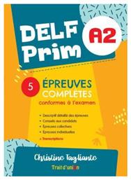 DELF PRIM A2 5 ÉPREUVES