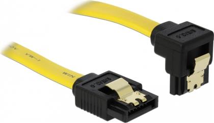 DeLock 7-Pin SATA III - 7-Pin SATA III 90° Cable 0.7m Κίτρινο (82482)