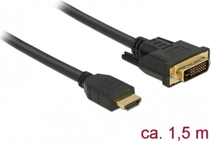 DeLock Cable DVI-I male - HDMI male 1.5m (85653) από το Public
