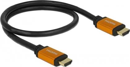 DeLock HDMI 2.1 Cable HDMI male - HDMI male 0.5m Μαύρο από το Public