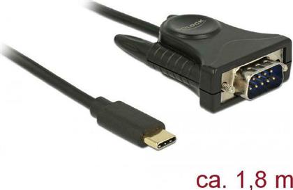 DeLock Καλώδιο USB-C σε RS232 9-pin male 1.8m