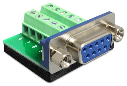 DeLock Sub-D 9 pin female to Terminal Block 10 pin (65268) από το Public