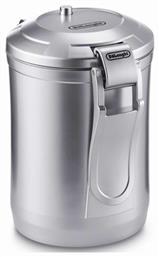 Delonghi Βάζο Καφέ με Αεροστεγές Καπάκι Μεταλλικό σε Ασημί Χρώμα 1200ml
