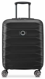 Delsey Slim Expandable Βαλίτσα Καμπίνας Σκληρή Μαύρη