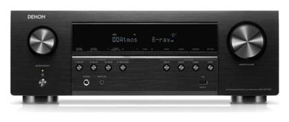 Denon AVR-S770H Ραδιοενισχυτής Home Cinema 4K/8K 7.2 Καναλιών 75W/8Ω 165W/6Ω με HDR και Dolby Atmos Μαύρος από το e-shop