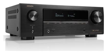 Denon AVR-X1800H Ενισχυτής Home Cinema 4K/8K 7.2 Καναλιών 80W/8Ω 175W/6Ω με HDR και Dolby Atmos Μαύρος