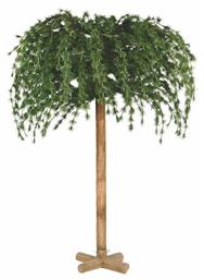 Δέντρο Ομπρέλα 210εκ. με Ξύλινο Κορμό