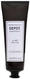 Depot No. 307 Black Gel Μαλλιών με Χρώμα για Γκρίζα Μαλλιά 125ml