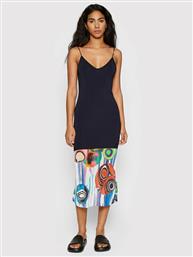 Desigual Bubble Midi All Day Φόρεμα με Τιράντα Navy Μπλε από το Z-mall