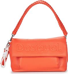 Desigual Γυναικεία Τσάντα Ώμου Πορτοκαλί από το Spartoo