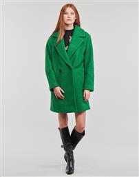 Desigual Γυναικείο Πράσινο Παλτό με Κουμπιά από το Spartoo