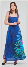 Desigual Maxi All Day Φόρεμα Αμάνικο Μπλε από το Spartoo