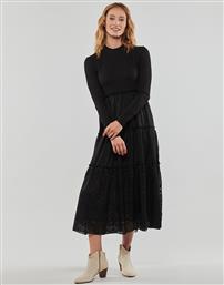 Desigual Maxi Φόρεμα Μαύρο από το Spartoo