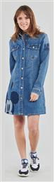 Desigual Mickey Patch Mini All Day Φόρεμα Τζίν Μπλε από το Spartoo