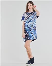 Desigual Solimar Mini All Day Φόρεμα Κοντομάνικο Μπλε από το Spartoo