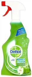 Dettol Power & Fresh Advance Καθαριστικό Spray Γενικής Χρήσης με Απολυμαντική Δράση Πράσινο Μήλο 500ml από το ΑΒ Βασιλόπουλος