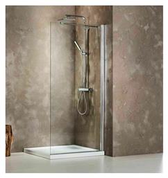 Devon Iwis Walk-in Διαχωριστικό Ντουζιέρας 100x185cm Clean Glass Chrome από το Polihome