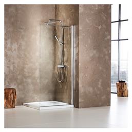 Devon Iwis Walk-In Διαχωριστικό Ντουζιέρας 87-89x185cm Clean Glass Chrome από το Polihome