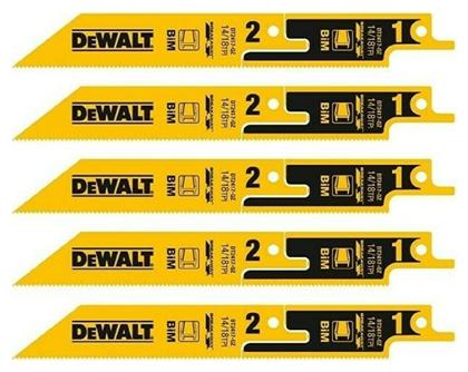 Dewalt DT2417 Λάμες Σεγάτσας BiMetal 14/18 TPI για Μέταλλο 152mm 5τμχ