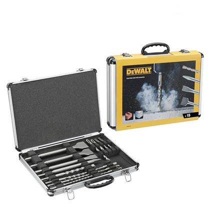 Dewalt DT9679 Σετ Βελόνι & Καλέμι & Τρυπάνι 15τμχ με Υποδοχή SDS Plus