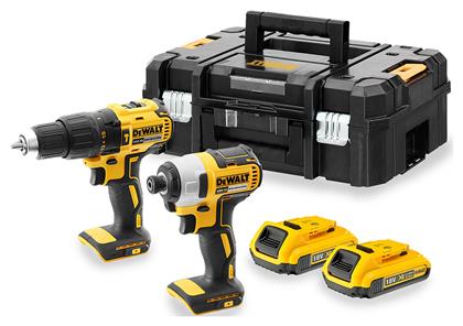 Dewalt Σετ Κρουστικό Δραπανοκατσάβιδο & Παλμικό Κατσαβίδι