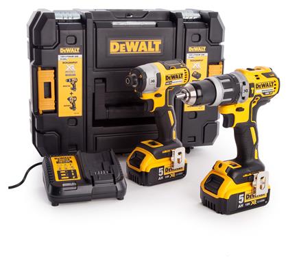 Dewalt Σετ Κρουστικό Δραπανοκατσάβιδο & Παλμικό Κατσαβίδι