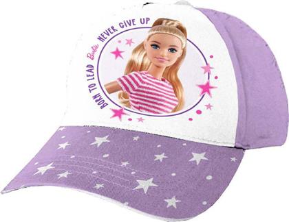 Διακάκης Παιδικό Καπέλο Jockey Υφασμάτινο Barbie Μωβ από το Spitishop