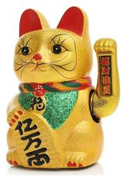 Διακοσμητική Γάτα από Κεραμικό Υλικό Maneki Neko 21cm