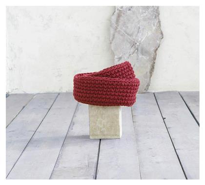 Διακοσμητικό Καλάθι Υφασμάτινο Panier Red 23x23x14cm Nima από το Designdrops