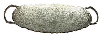 Διακοσμητικός Δίσκος Μεταλλικός Οβάλ 58x28x5cm