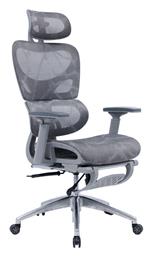 Διευθυντική με Ανάκλιση & Ρυθμιζόμενα Μπράτσα Γκρι Thelonius Pakketo