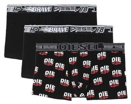 Diesel Ανδρικά Boxer Μαύρα 3Pack