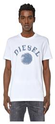 Diesel T-Diegor-K56 Ανδρικό T-shirt Λευκό με Λογότυπο