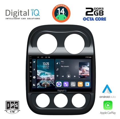 Digital IQ Ηχοσύστημα Αυτοκινήτου για Jeep Compass / Patriot 2007-2016 (Bluetooth/USB/AUX/WiFi/GPS/Apple-Carplay/Android-Auto) με Οθόνη Αφής 10''