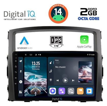 Digital IQ Ηχοσύστημα Αυτοκινήτου για Mitsubishi Pajero 2006-2013 (Bluetooth/USB/AUX/WiFi/GPS/Apple-Carplay/Android-Auto) με Οθόνη Αφής 9''