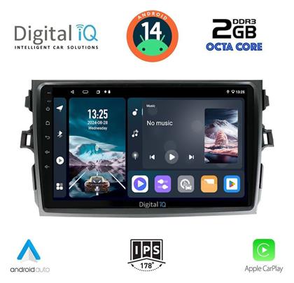 Digital IQ Ηχοσύστημα Αυτοκινήτου για Toyota Corolla 2006-2012 (Bluetooth/USB/AUX/WiFi/GPS/Apple-Carplay/Android-Auto) με Οθόνη Αφής 9''