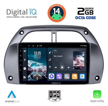 Digital IQ Ηχοσύστημα Αυτοκινήτου για Toyota RAV 4 2000-2006 με A/C (Bluetooth/USB/AUX/WiFi/GPS/Apple-Carplay/Android-Auto) με Οθόνη Αφής 9''