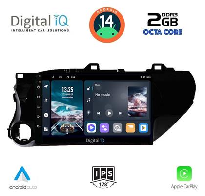 Digital IQ Ηχοσύστημα Toyota Hilux 2017 με Bluetooth, USB, GPS