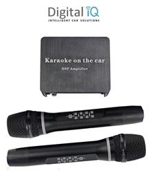 Digital IQ Σύστημα Karaoke με Ασύρματα Μικρόφωνα σε Μαύρο Χρώμα