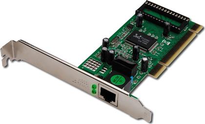 Digitus Ενσύρματη Κάρτα Δικτύου Gigabit (1Gbps) Ethernet PCI από το e-shop