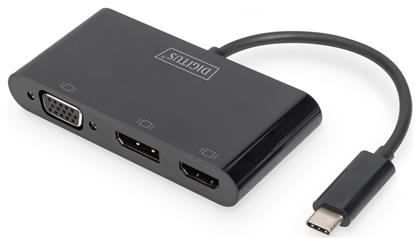 Digitus USB-C Docking Station με HDMI/DisplayPort 4K (DA-70859)