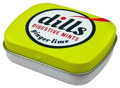 Dills Digestive Mints Ginger & Lime 15gr 1τμχ