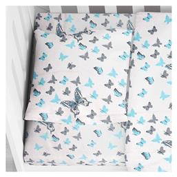 Dimcol Butterfly Βρεφική Μαξιλαροθήκη από 100% Βαμβάκι 56 Sky Blue 35x45εκ. από το 24home