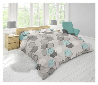 Dimcol Υπέρδιπλη 220x240 Hexagon 395 Grey