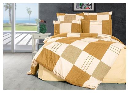 Dimcol Υπέρδιπλη 220x240 Κίρκη 437 Golden Beige από το Tres Chic