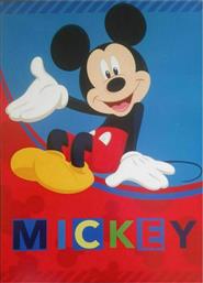 Dimcol Κουβέρτα Βελουτέ Mickey 160x220cm Πολύχρωμη από το Aithrio