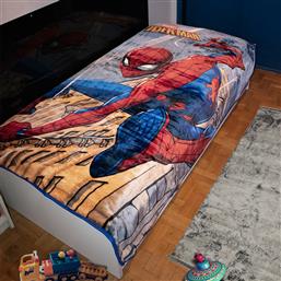 Dimcol Κουβέρτα Βελουτέ Spiderman 160x220cm Πολύχρωμη από το Aithrio